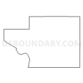 Census Tract 9601, Nuckolls County, Nebraska (Light Gray Border)