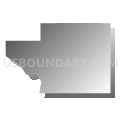 Census Tract 9601, Nuckolls County, Nebraska (Gray Gradient Fill with Shadow)