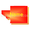 Census Tract 9601, Nuckolls County, Nebraska (Bright Blending Fill with Shadow)
