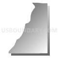 Census Tract 75.09, Douglas County, Nebraska (Gray Gradient Fill with Shadow)