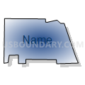 Census Tract 18, Douglas County, Nebraska (Radial Fill with Shadow)