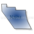 Census Tract 28, Douglas County, Nebraska (Radial Fill with Shadow)