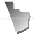 Census Tract 34.02, Douglas County, Nebraska (Gray Gradient Fill with Shadow)