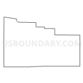 Census Tract 9698, York County, Nebraska (Light Gray Border)