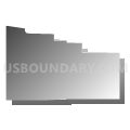 Census Tract 9698, York County, Nebraska (Gray Gradient Fill with Shadow)