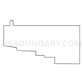 Census Tract 9697, York County, Nebraska (Light Gray Border)