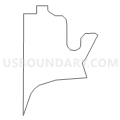 Census Tract 33.02, Lancaster County, Nebraska (Light Gray Border)
