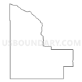 Census Tract 9762, Knox County, Nebraska (Light Gray Border)