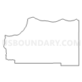 Census Tract 9764, Knox County, Nebraska (Light Gray Border)