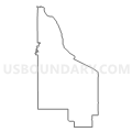 Census Tract 9714, Valley County, Nebraska (Light Gray Border)