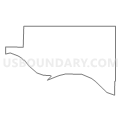 Census Tract 9655, Platte County, Nebraska (Light Gray Border)