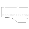 Census Tract 9653, Platte County, Nebraska (Light Gray Border)