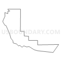 Census Tract 24.12, Washoe County, Nevada (Light Gray Border)