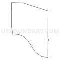Census Tract 9601.02, Lyon County, Nevada (Light Gray Border)