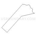 Census Tract 106, Atlantic County, New Jersey (Light Gray Border)