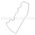 Census Tract 125.02, Atlantic County, New Jersey (Light Gray Border)