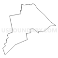 Census Tract 324, Warren County, New Jersey (Light Gray Border)