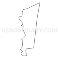 Census Tract 1014, Clinton County, New York (Light Gray Border)
