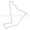 Census Tract 9510, Franklin County, New York (Light Gray Border)