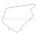 Census Tract 601, Dutchess County, New York (Light Gray Border)