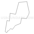 Census Tract 609.02, Saratoga County, New York (Light Gray Border)