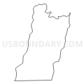 Census Tract 940, Washington County, New York (Light Gray Border)