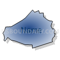 Census Tract 615, Davidson County, North Carolina (Radial Fill with Shadow)