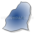 Census Tract 603.01, Davidson County, North Carolina (Radial Fill with Shadow)