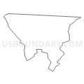 Census Tract 9303.01, Surry County, North Carolina (Light Gray Border)