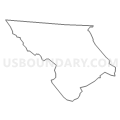 Census Tract 9305.01, Surry County, North Carolina (Light Gray Border)