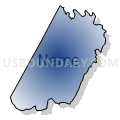 Census Tract 109, Nash County, North Carolina (Radial Fill with Shadow)