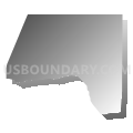 Census Tract 2, Wayne County, North Carolina (Gray Gradient Fill with Shadow)