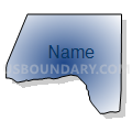 Census Tract 2, Wayne County, North Carolina (Radial Fill with Shadow)
