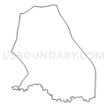 Census Tract 907.02, Duplin County, North Carolina (Light Gray Border)