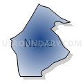 Census Tract 3.02, Pitt County, North Carolina (Radial Fill with Shadow)