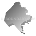 Census Tract 11.02, Wayne County, North Carolina (Gray Gradient Fill with Shadow)