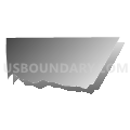 Census Tract 9204.02, Northampton County, North Carolina (Gray Gradient Fill with Shadow)