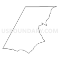 Census Tract 9301.01, Stanly County, North Carolina (Light Gray Border)