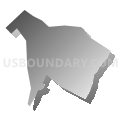 Census Tract 502.01, Rowan County, North Carolina (Gray Gradient Fill with Shadow)