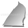 Census Tract 515.02, Rowan County, North Carolina (Gray Gradient Fill with Shadow)