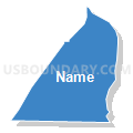 Census Tract 515.02, Rowan County, North Carolina (Solid Fill with Shadow)