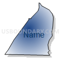 Census Tract 515.02, Rowan County, North Carolina (Radial Fill with Shadow)