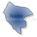 Census Tract 509.03, Rowan County, North Carolina (Radial Fill with Shadow)