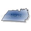 Census Tract 118.02, Catawba County, North Carolina (Radial Fill with Shadow)