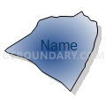 Census Tract 114.02, Catawba County, North Carolina (Radial Fill with Shadow)