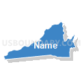 Census Tract 9208, Watauga County, North Carolina (Solid Fill with Shadow)
