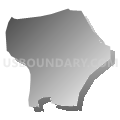 Census Tract 516, Rowan County, North Carolina (Gray Gradient Fill with Shadow)