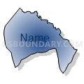Census Tract 713.01, Harnett County, North Carolina (Radial Fill with Shadow)