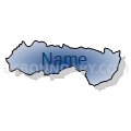 Census Tract 9201, Graham County, North Carolina (Radial Fill with Shadow)