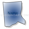 Census Tract 537.22, Wake County, North Carolina (Radial Fill with Shadow)